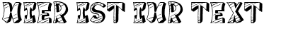 Ihre Vorschau von der Schriftart Cake Nom