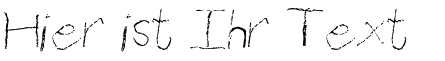 Ihre Vorschau von der Schriftart Thin Pencil Handwriting