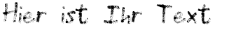 Ihre Vorschau von der Schriftart Grunge Handwriting