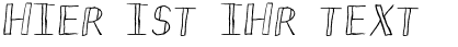 Ihre Vorschau von der Schriftart Double Strike