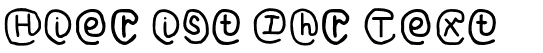 Ihre Vorschau von der Schriftart At Sign