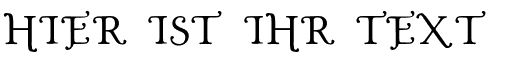 Ihre Vorschau von der Schriftart Gold Plated