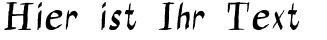 Ihre Vorschau von der Schriftart Calligraserif