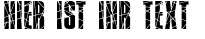 Ihre Vorschau von der Schriftart Broken Glass