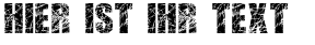Ihre Vorschau von der Schriftart Scratched Letters