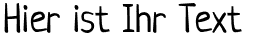 Ihre Vorschau von der Schriftart Neucha
