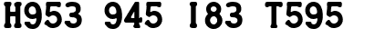 Ihre Vorschau von der Schriftart Credit Card