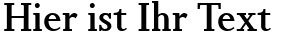Ihre Vorschau von der Schriftart Non Solus