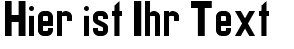 Ihre Vorschau von der Schriftart Preussische VI 9