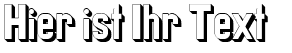 Ihre Vorschau von der Schriftart Preussische VI 9 Schatten