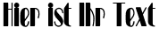 Ihre Vorschau von der Schriftart Stage