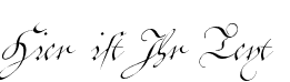 Ihre Vorschau von der Schriftart Cntgen Kanzley