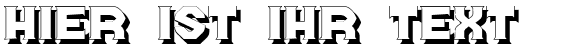 Ihre Vorschau von der Schriftart Midroba Schatten