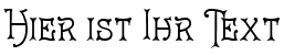 Ihre Vorschau von der Schriftart Eureka