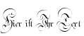 Ihre Vorschau von der Schriftart Strassburg Fraktur