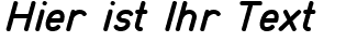 Ihre Vorschau von der Schriftart TGL 0-16