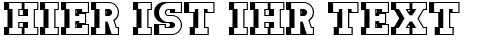 Ihre Vorschau von der Schriftart Doergon Shift