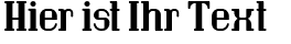 Ihre Vorschau von der Schriftart Immermann