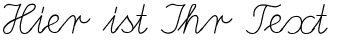Ihre Vorschau von der Schriftart Deutsche Normalschrift