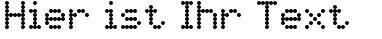Ihre Vorschau von der Schriftart 5by7
