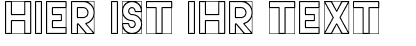 Ihre Vorschau von der Schriftart Cut Me Out