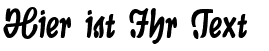 Ihre Vorschau von der Schriftart Graphic CAT