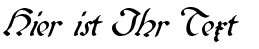 Ihre Vorschau von der Schriftart Biedermeier Kursiv