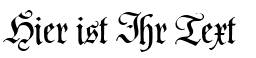 Ihre Vorschau von der Schriftart Poppl Fraktur CAT