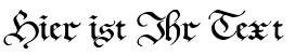Ihre Vorschau von der Schriftart Kanzleyrath