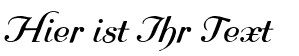 Ihre Vorschau von der Schriftart Rundkursiv