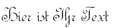 Ihre Vorschau von der Schriftart Rundschrift CAT