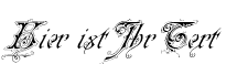 Ihre Vorschau von der Schriftart Neue Zier Schrift