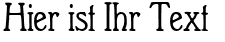 Ihre Vorschau von der Schriftart Berolina