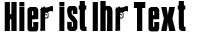 Ihre Vorschau von der Schriftart Mobsters