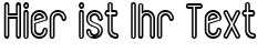 Ihre Vorschau von der Schriftart Lorem Ipsum