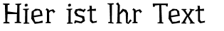 Ihre Vorschau von der Schriftart Underdog