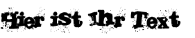Ihre Vorschau von der Schriftart Stampede