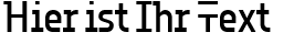Ihre Vorschau von der Schriftart Accuratist