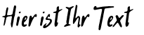Ihre Vorschau von der Schriftart Hitch Hike