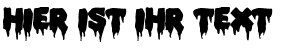 Ihre Vorschau von der Schriftart Rocky Horror Picture Show