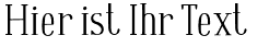 Ihre Vorschau von der Schriftart Wes