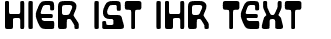 Ihre Vorschau von der Schriftart Supercomputer