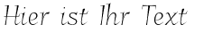 Ihre Vorschau von der Schriftart Garineldo