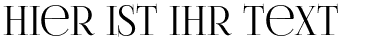 Ihre Vorschau von der Schriftart Foglihten No06
