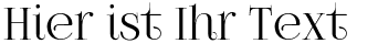 Ihre Vorschau von der Schriftart Foglihten No07