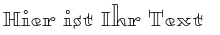 Ihre Vorschau von der Schriftart Dagerotypos