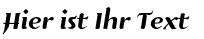 Ihre Vorschau von der Schriftart Risaltyp