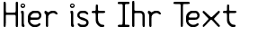 Ihre Vorschau von der Schriftart Objective