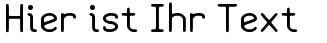 Ihre Vorschau von der Schriftart Class Variable