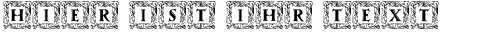 Ihre Vorschau von der Schriftart Maximilian Antiqua Initialen